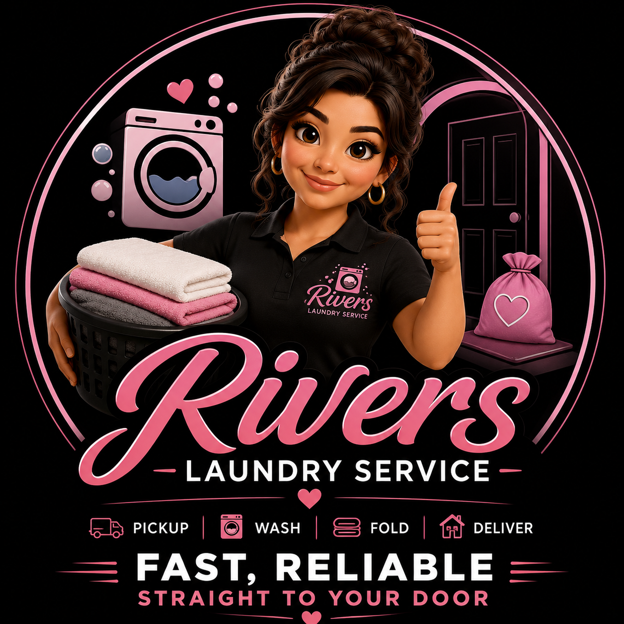 Rivers Laundry Service logo